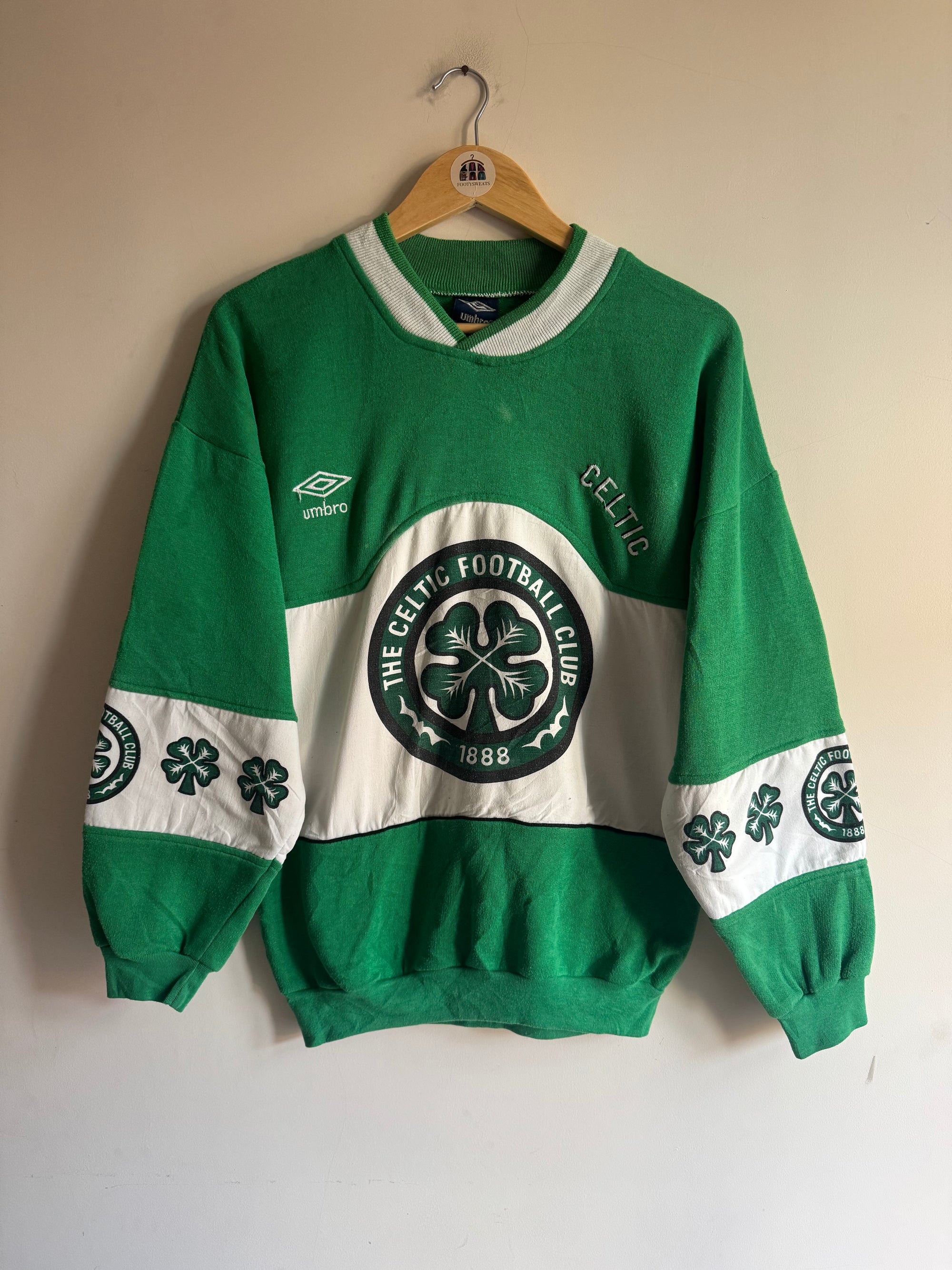 Celtic 🏴󠁧󠁢󠁳󠁣󠁴󠁿 1989-91 Umbro Sweatshirt