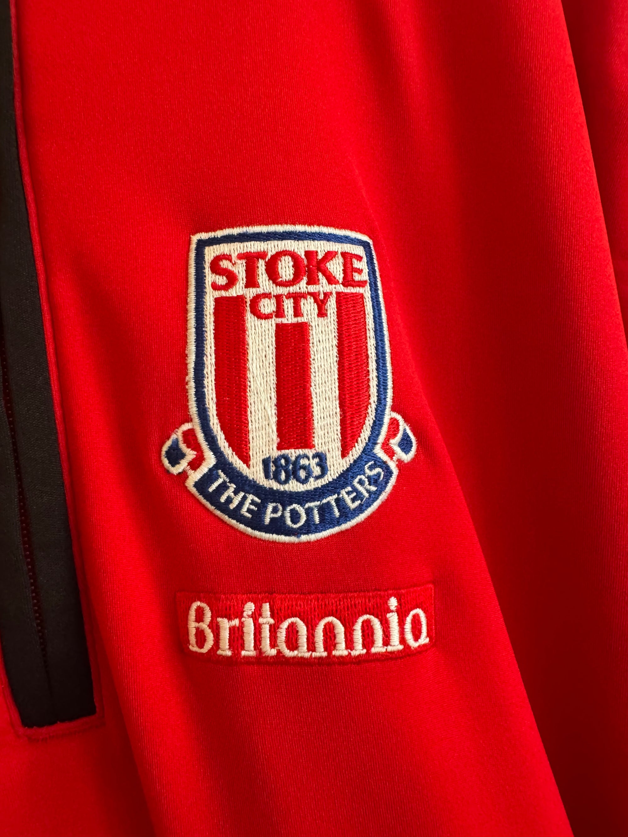 Stoke City 🏴󠁧󠁢󠁥󠁮󠁧󠁿 2008-09 Le Coq Sportif 1/4 Zip