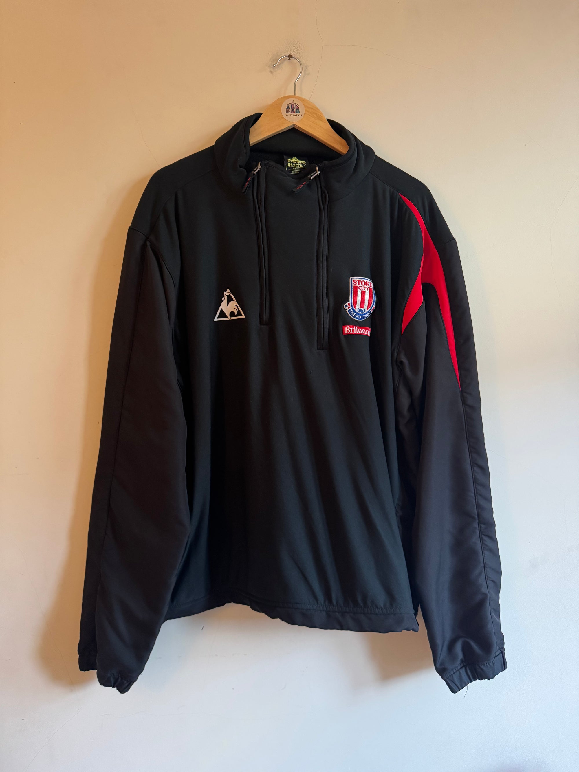 Stoke City 🏴󠁧󠁢󠁥󠁮󠁧󠁿 2009-10 Le Coq Sportif 1/4 Zip