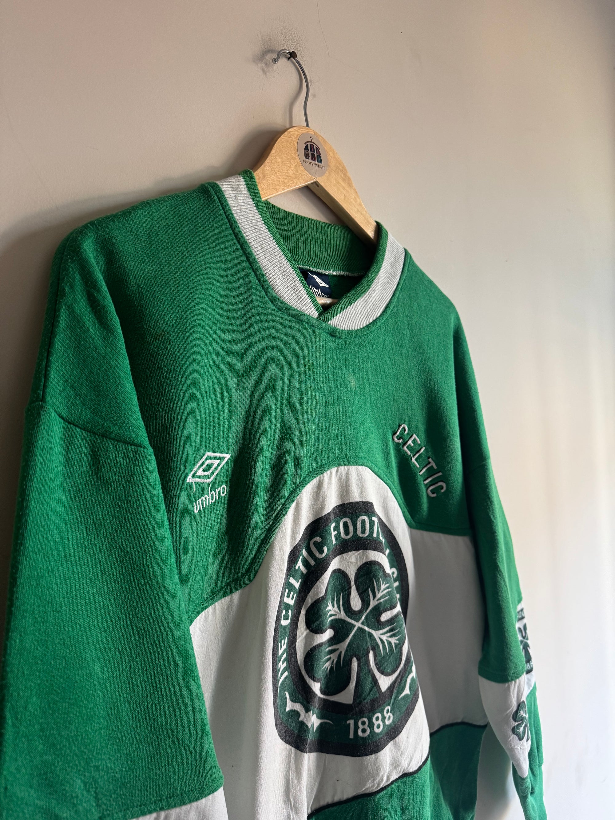 Celtic 🏴󠁧󠁢󠁳󠁣󠁴󠁿 1989-91 Umbro Sweatshirt