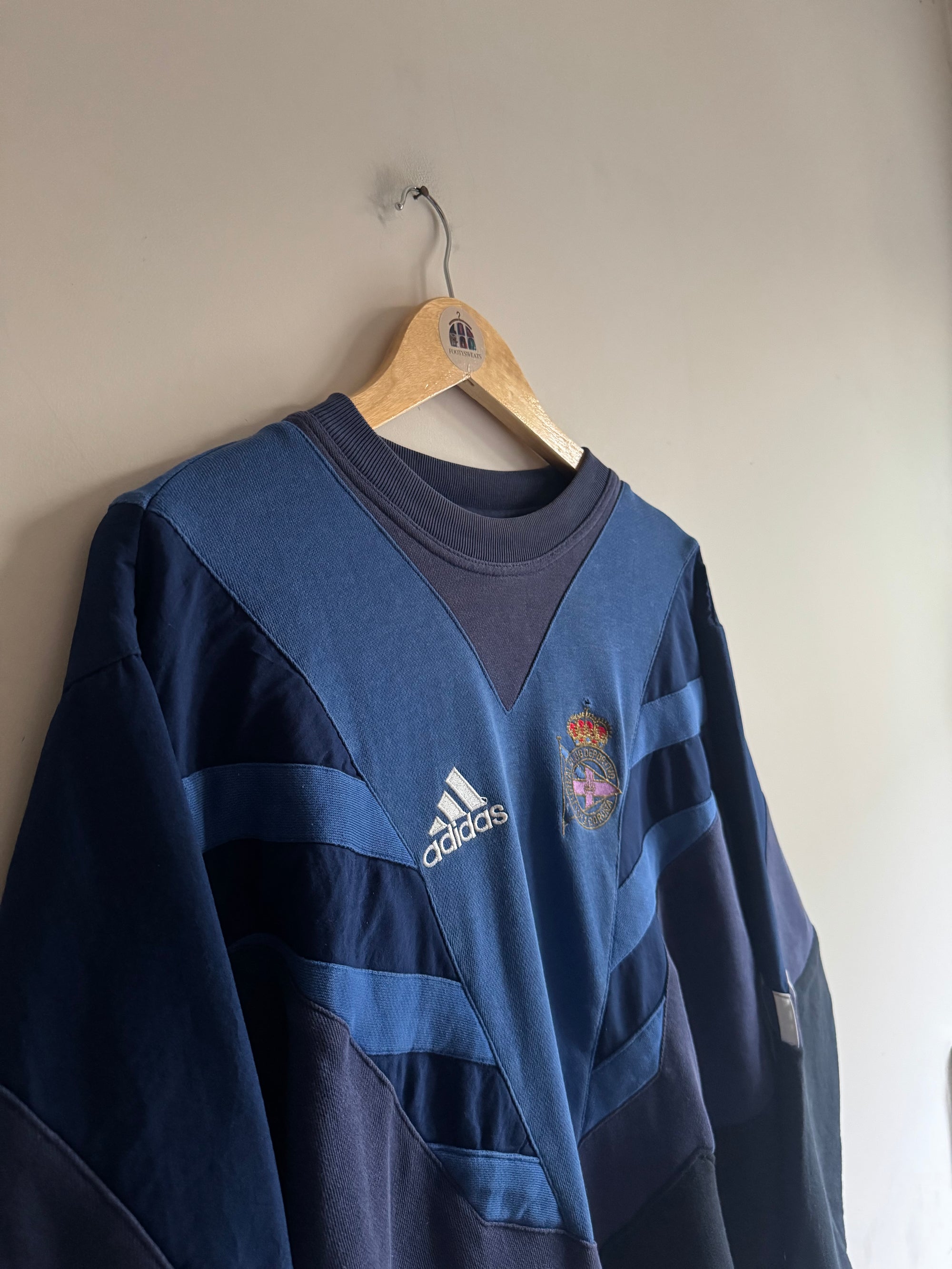 [Reworked] Deportivo La Coruña 🇪🇸 1997-98 Adidas Sweatshirt