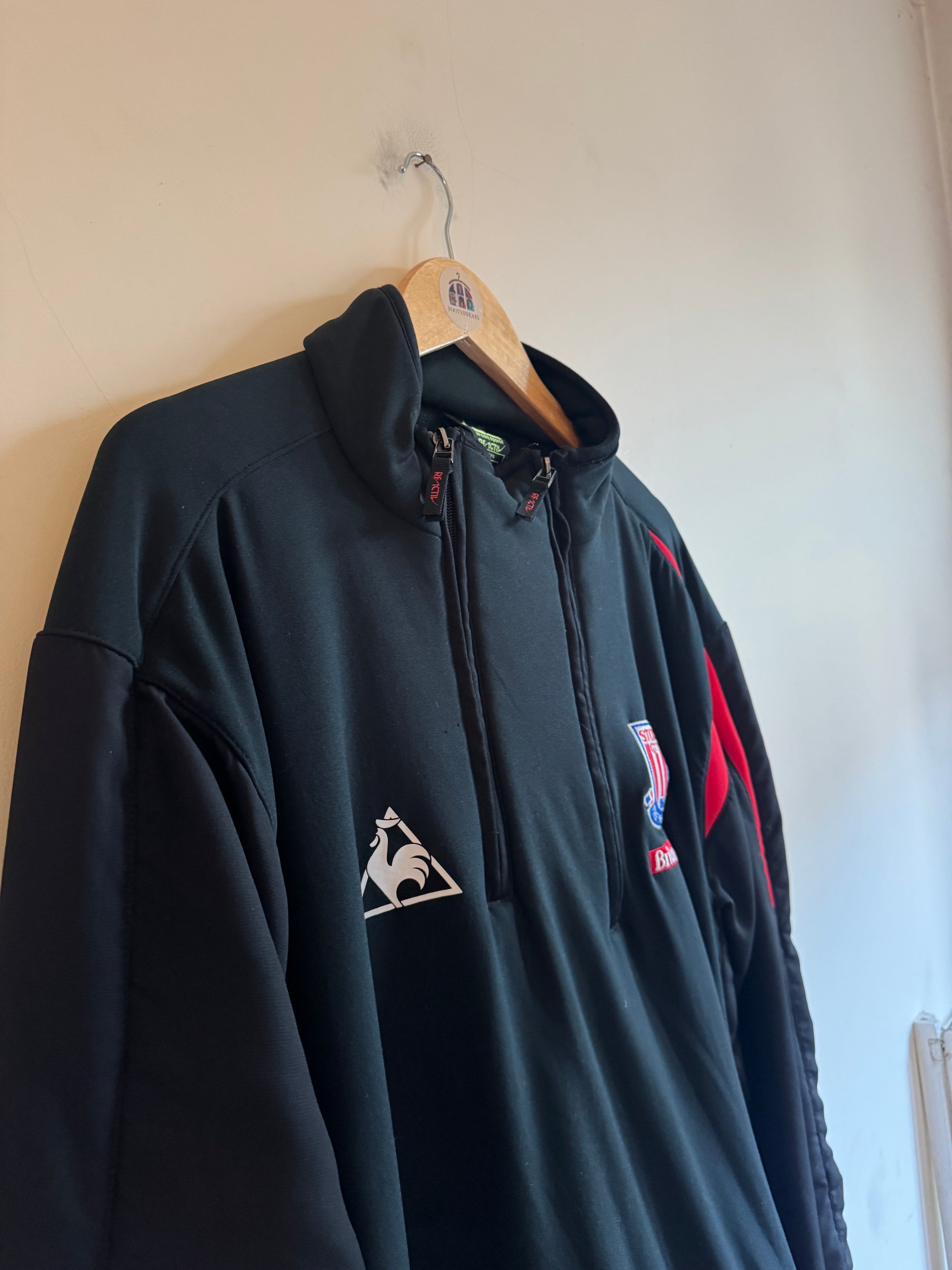 Stoke City 🏴󠁧󠁢󠁥󠁮󠁧󠁿 2009-10 Le Coq Sportif 1/4 Zip