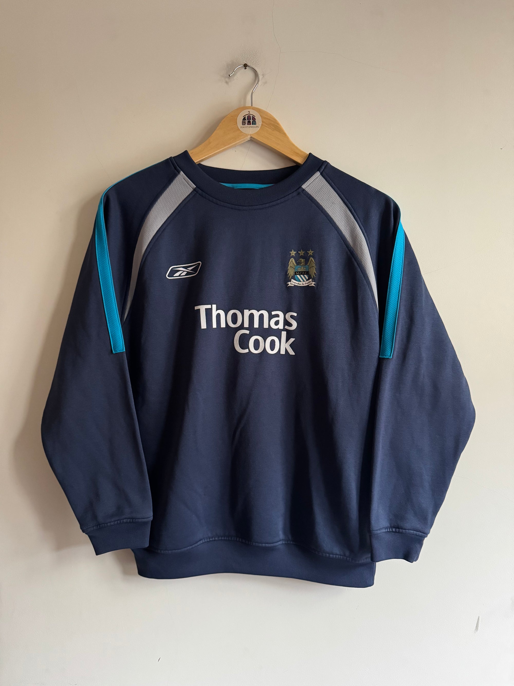 Manchester City 🏴󠁧󠁢󠁥󠁮󠁧󠁿 2005-06 Reebok Sweatshirt