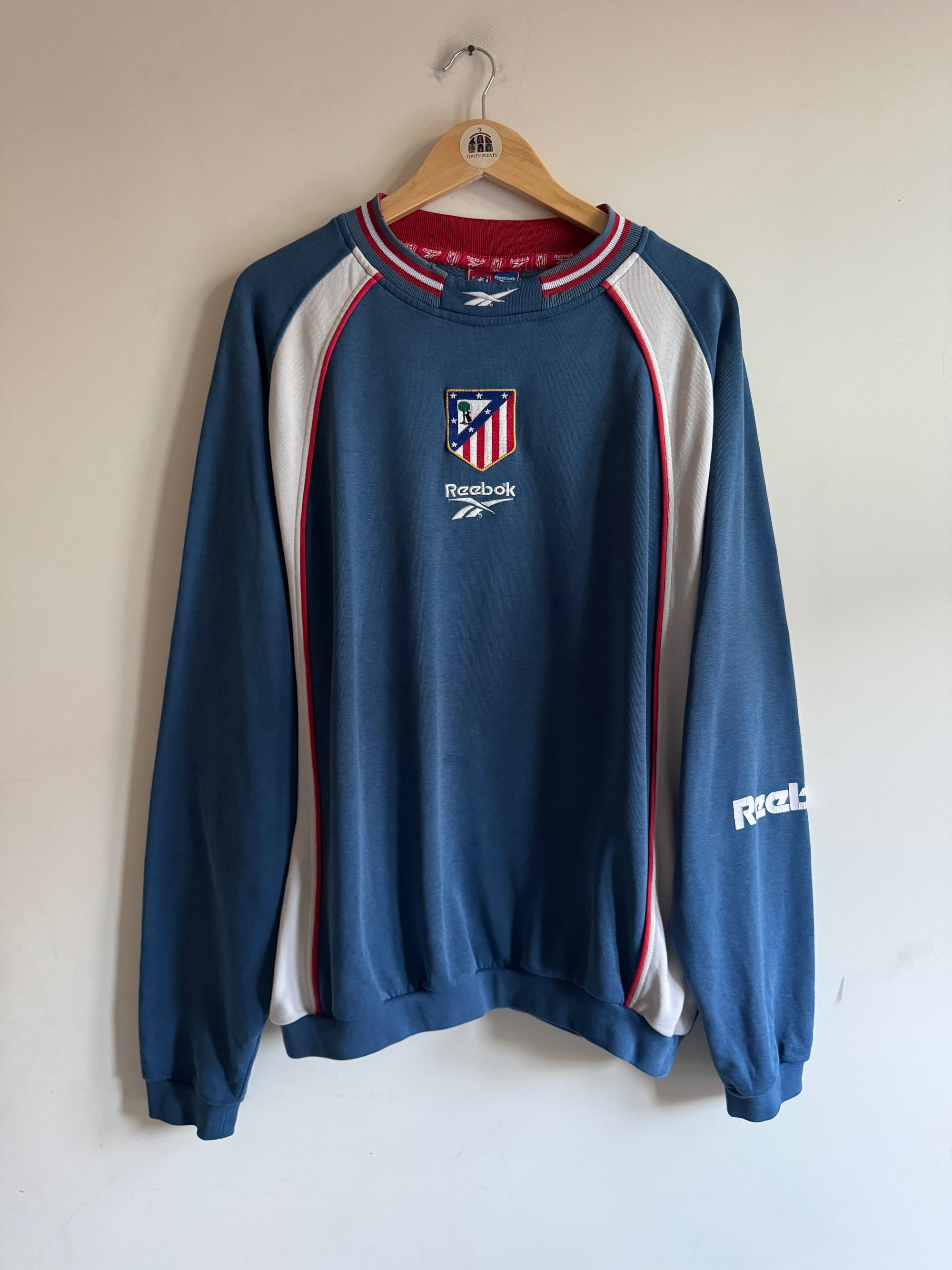 Atlético Madrid 🇪🇸 1999-00 Reebok Sweatshirt