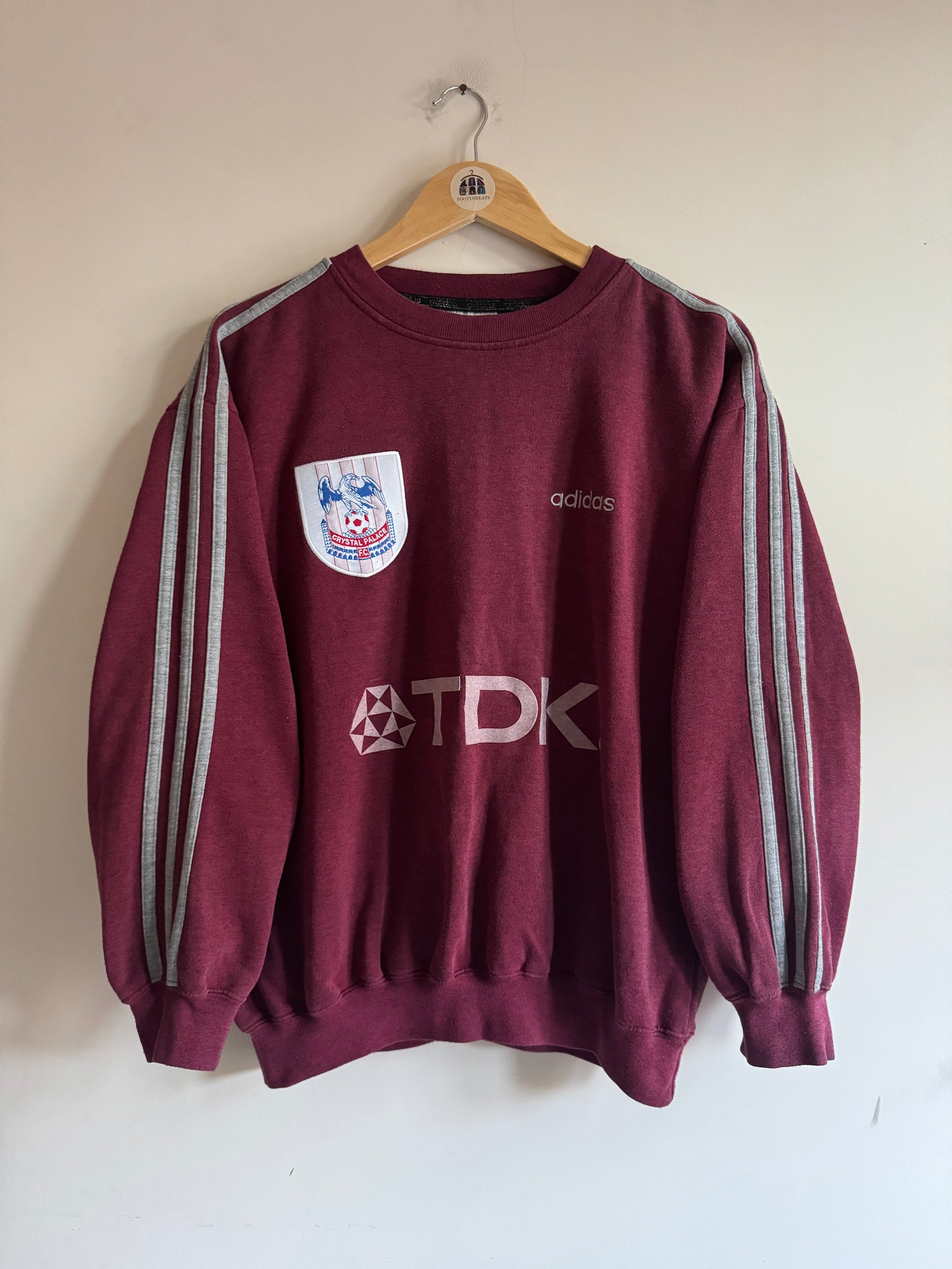 Crystal Palace 🏴󠁧󠁢󠁥󠁮󠁧󠁿 1996-97 Adidas Sweatshirt