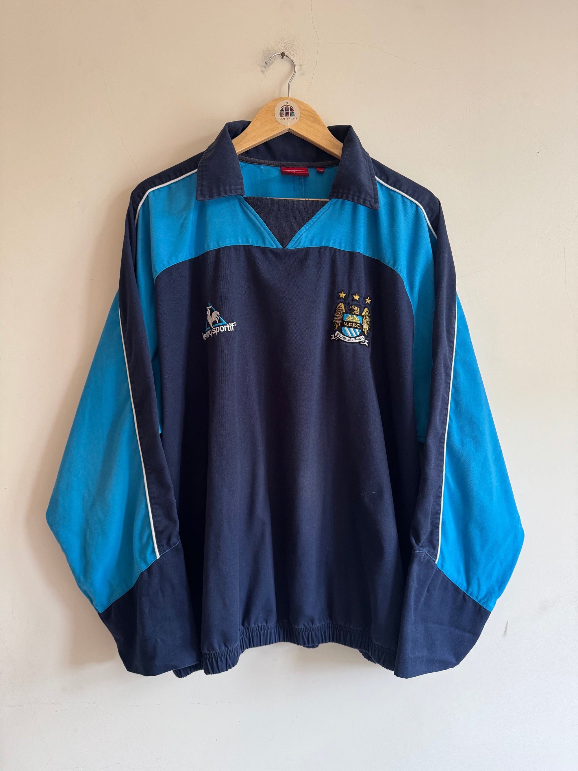 Manchester City 🏴󠁧󠁢󠁥󠁮󠁧󠁿 2002-03 Le Coq Sportif Drill