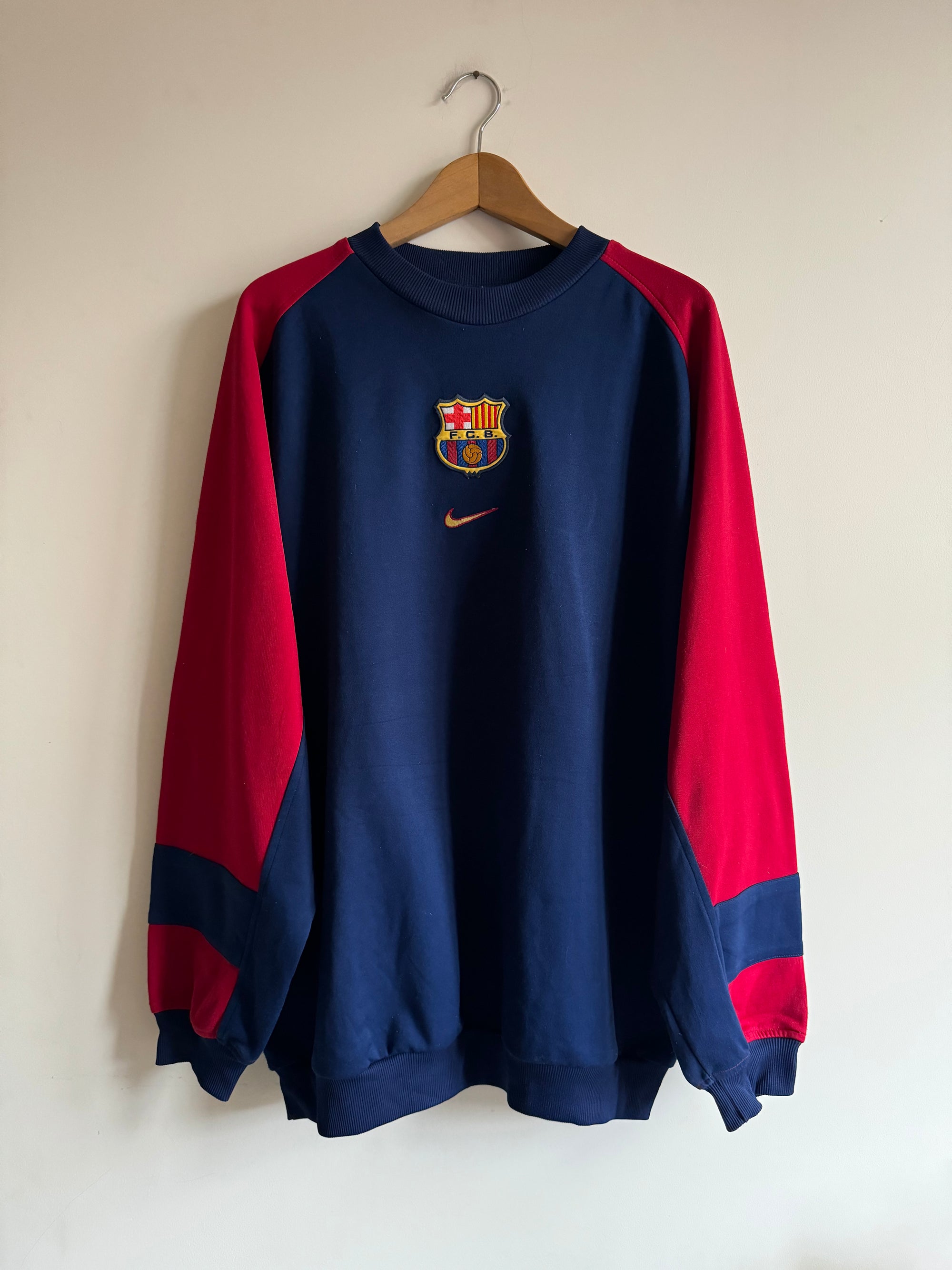 Barcelona 🇪🇸 1999-00 Nike Sweatshirt