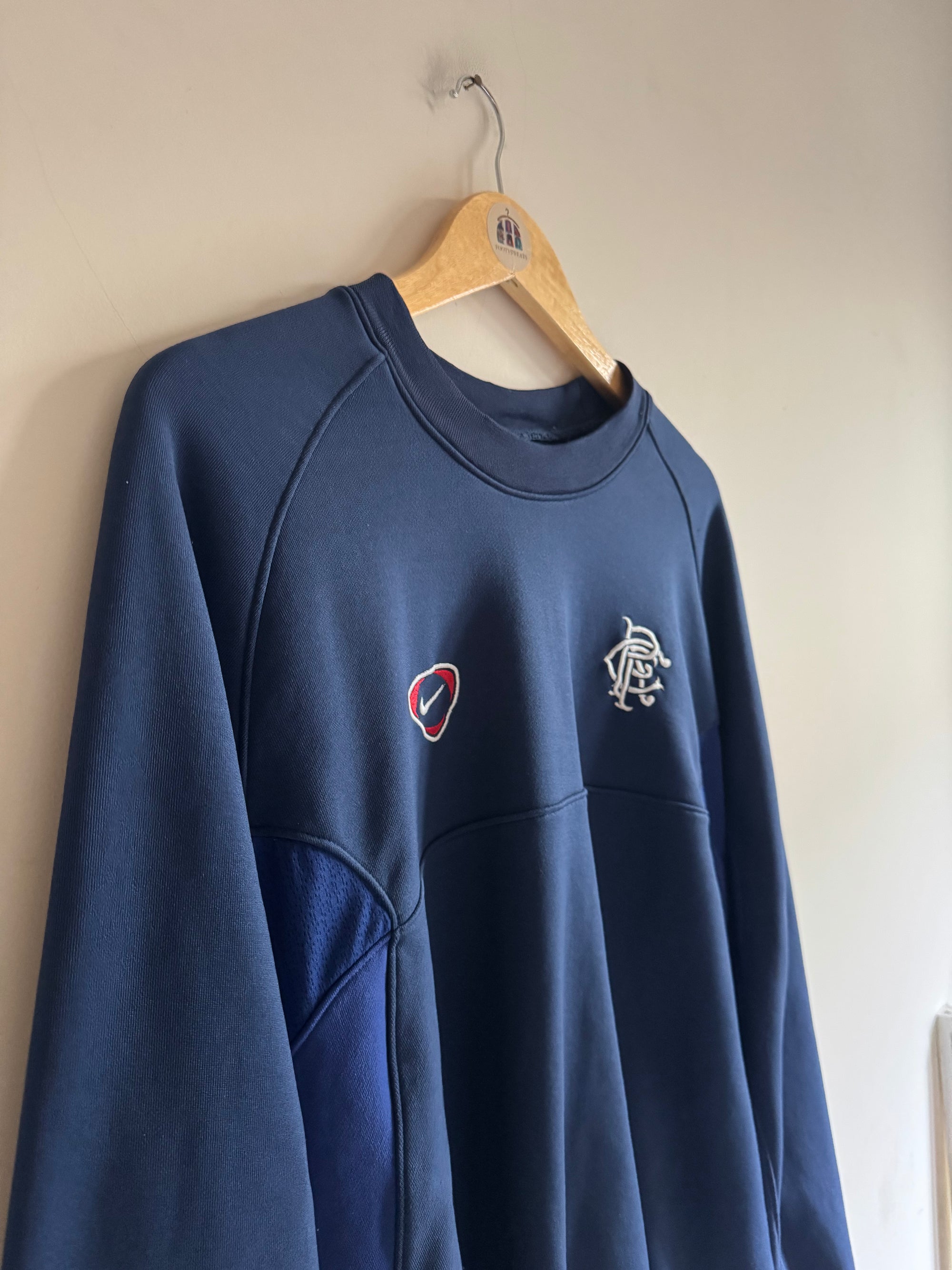 Glasgow Rangers 🏴󠁧󠁢󠁳󠁣󠁴󠁿 2000-01 Nike Sweatshirt
