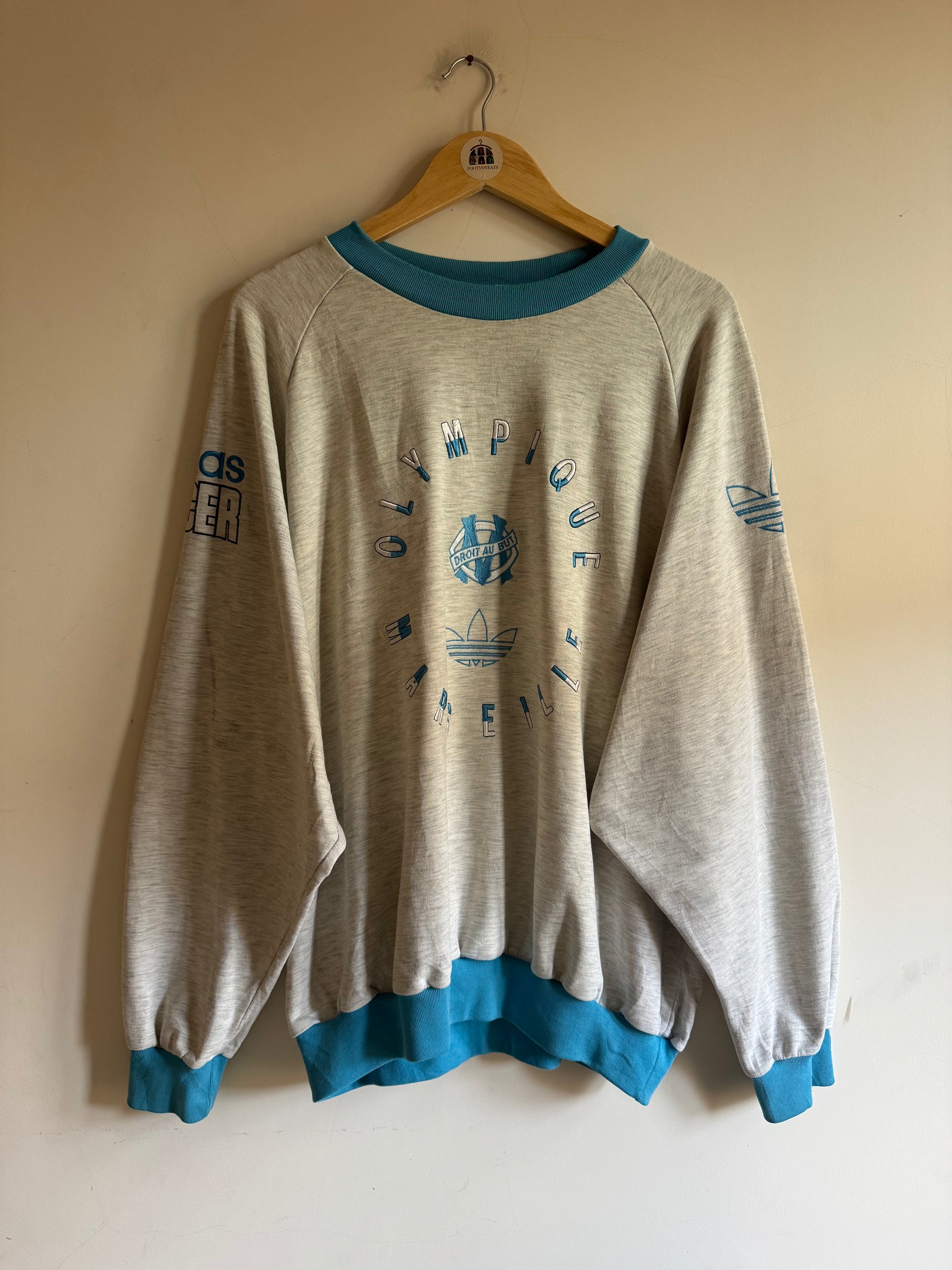 Olympique de Marseille 🇫🇷 1996-97 Adidas Sweatshirt