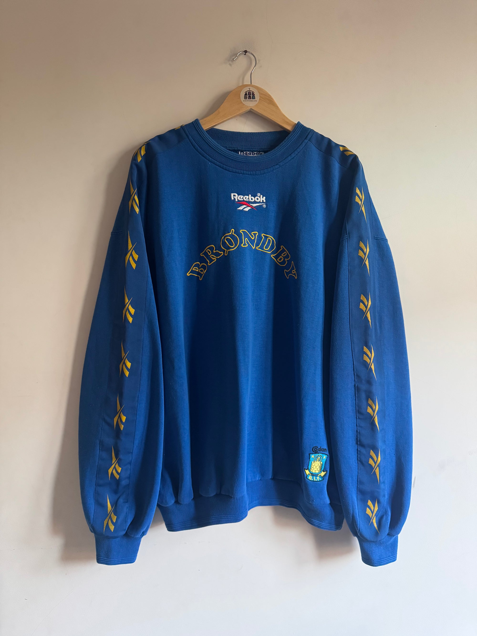 Brøndby 🇩🇰 IF 1996-97 Reebok Sweatshirt