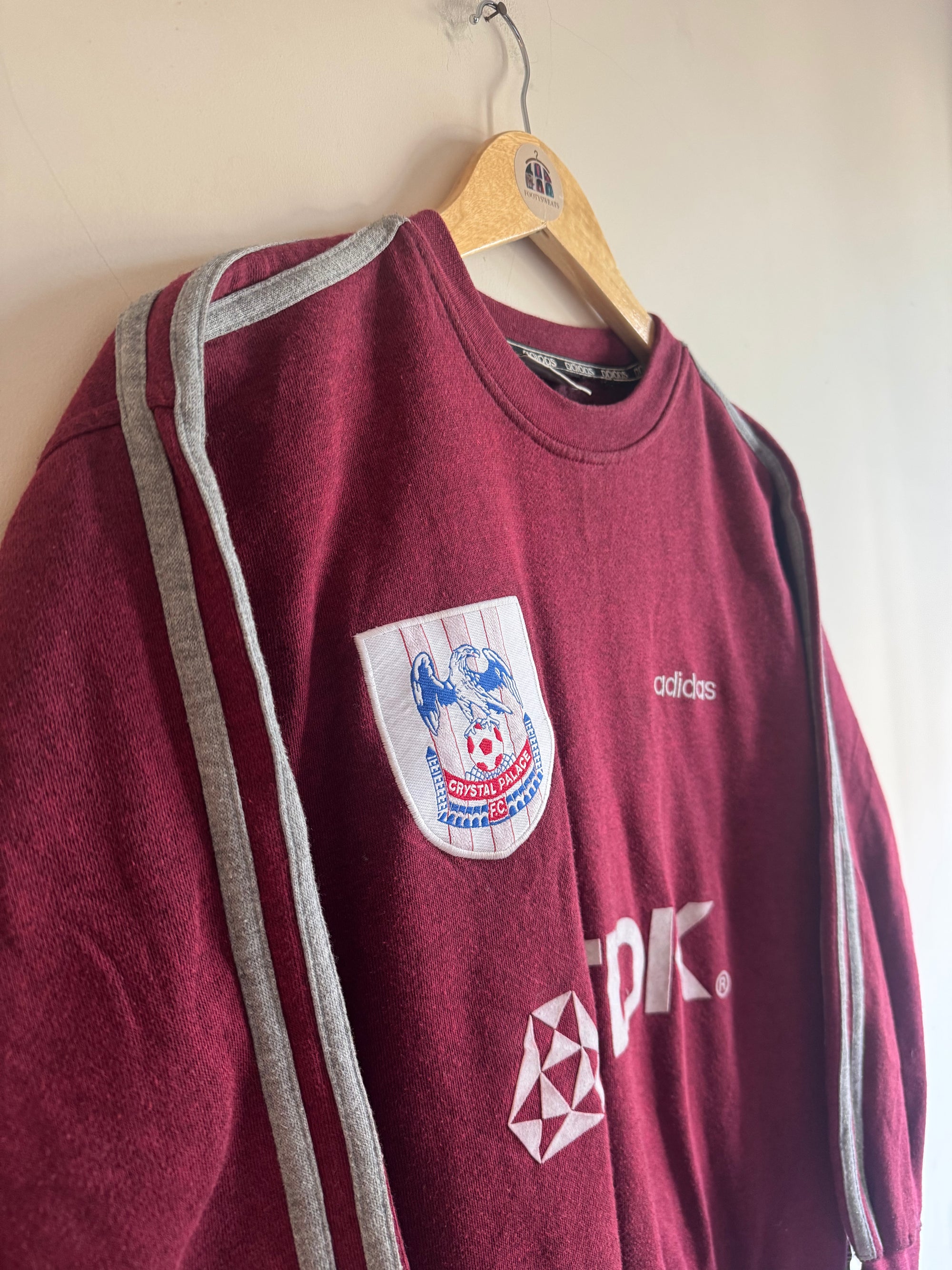 Crystal Palace 🏴󠁧󠁢󠁥󠁮󠁧󠁿 1996-97 Adidas Sweatshirt