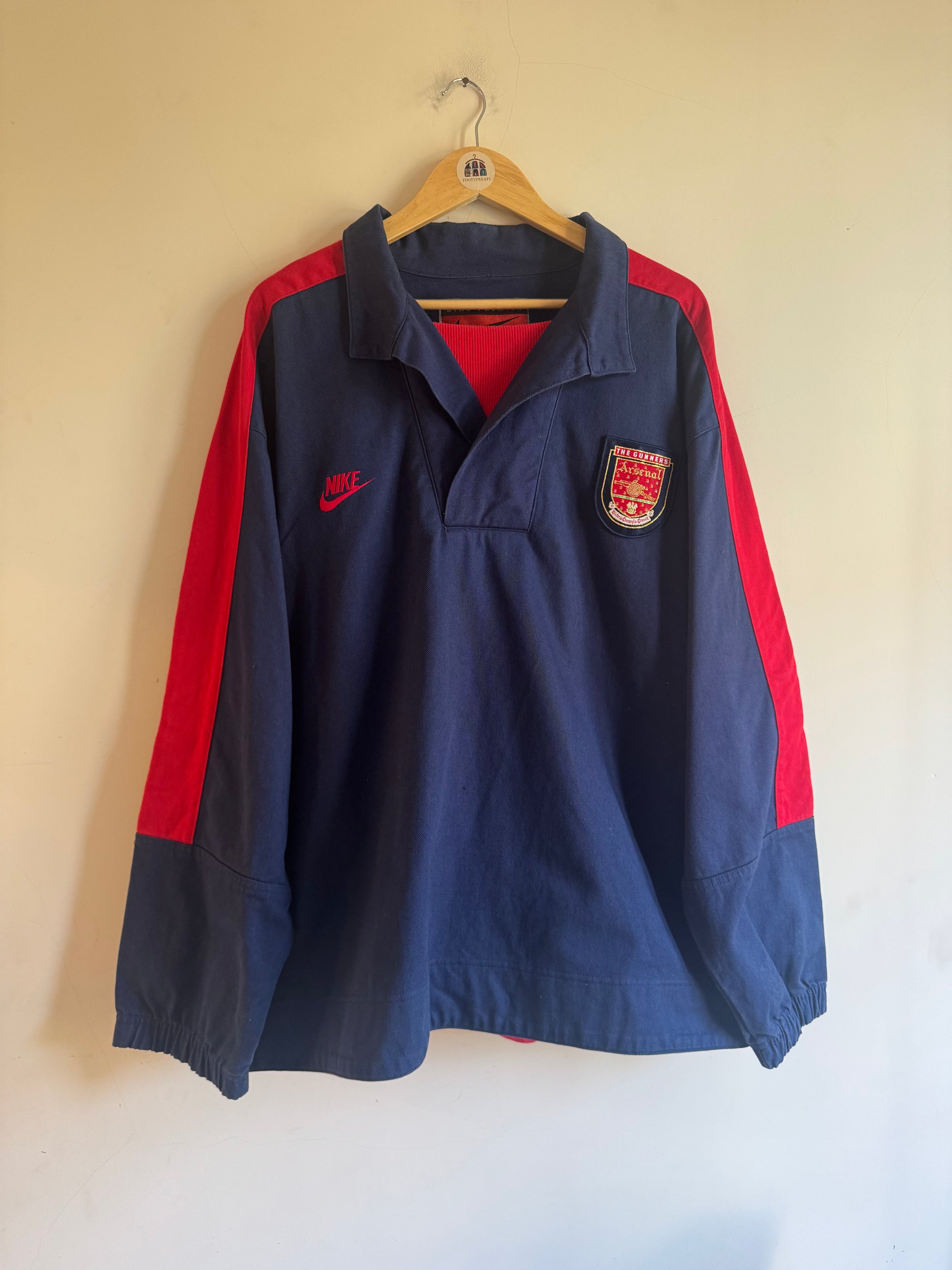 Arsenal 🏴󠁧󠁢󠁥󠁮󠁧󠁿 1994-96 Nike Drill Top