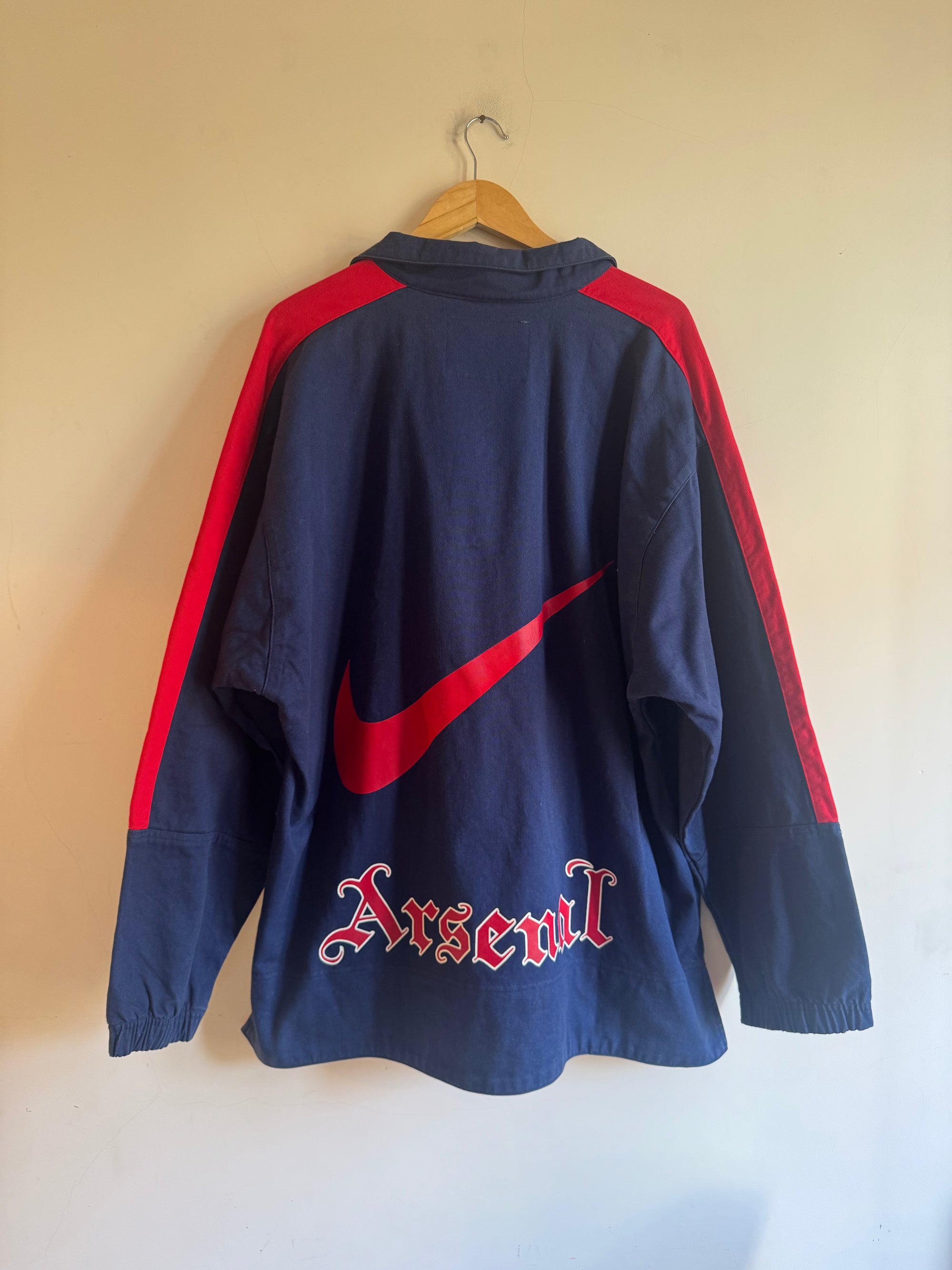 Arsenal 🏴󠁧󠁢󠁥󠁮󠁧󠁿 1994-96 Nike Drill Top