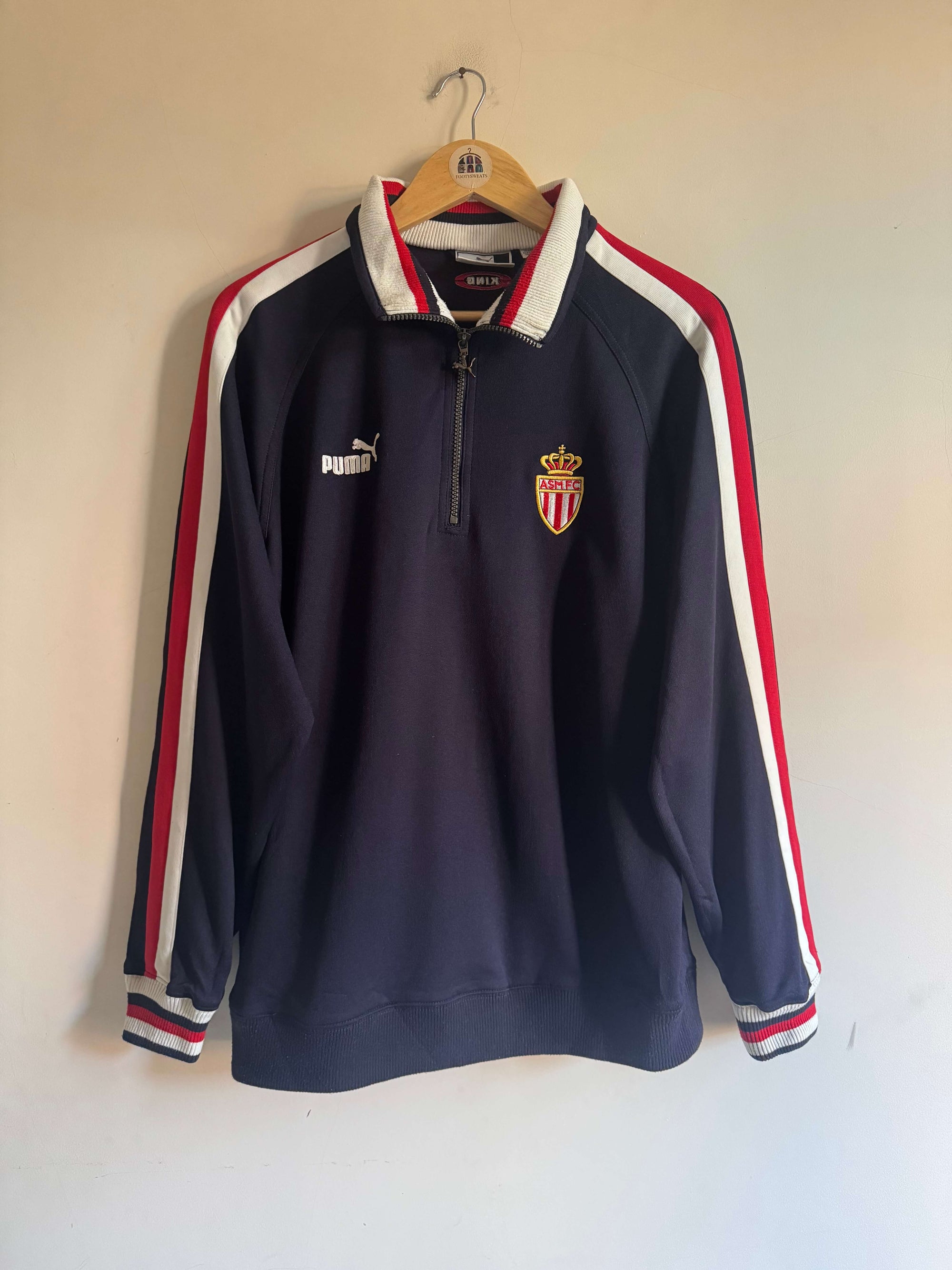 AS Monaco 🇫🇷 2001-02 Puma 1/4 Zip