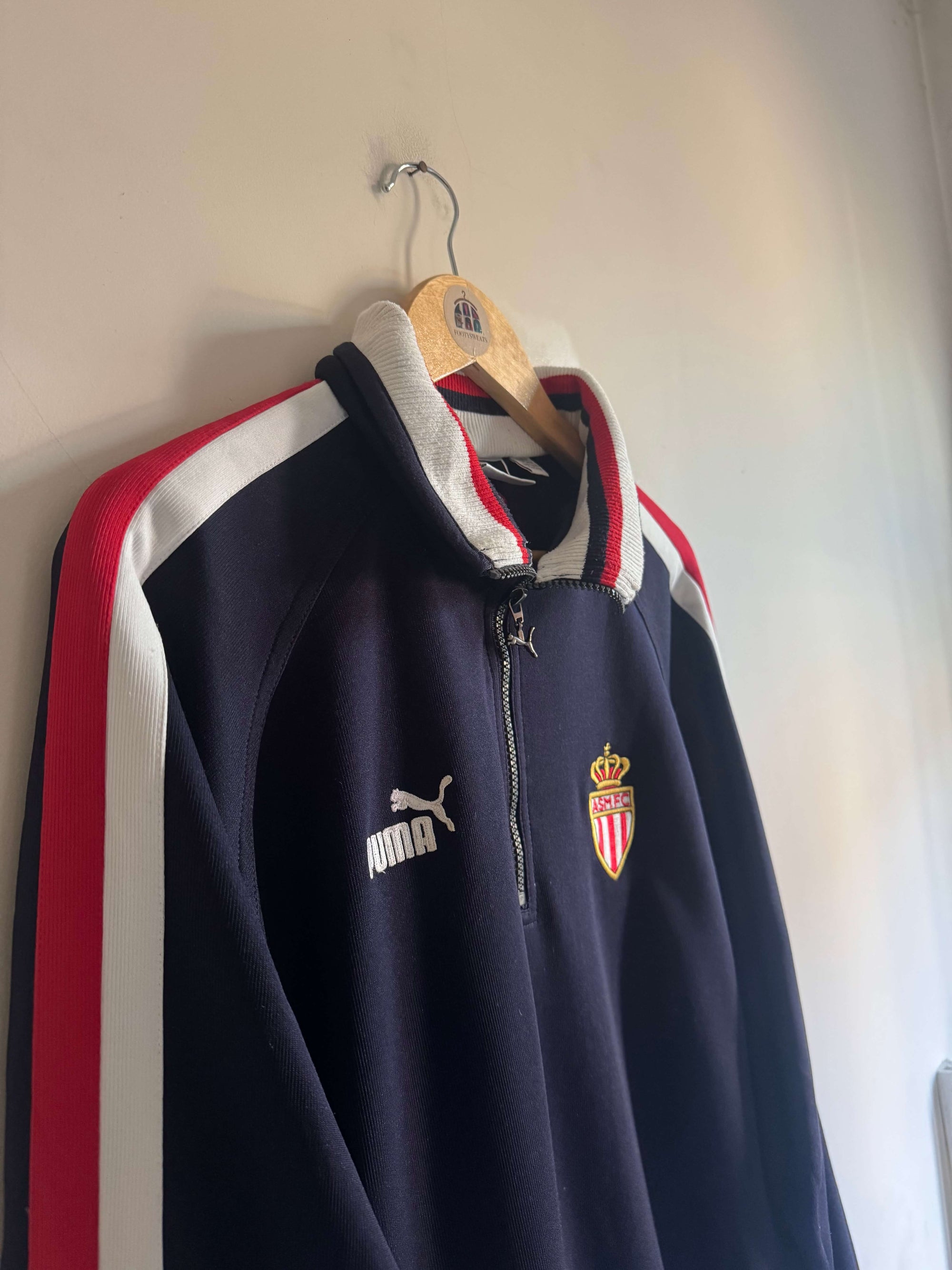 AS Monaco 🇫🇷 2001-02 Puma 1/4 Zip