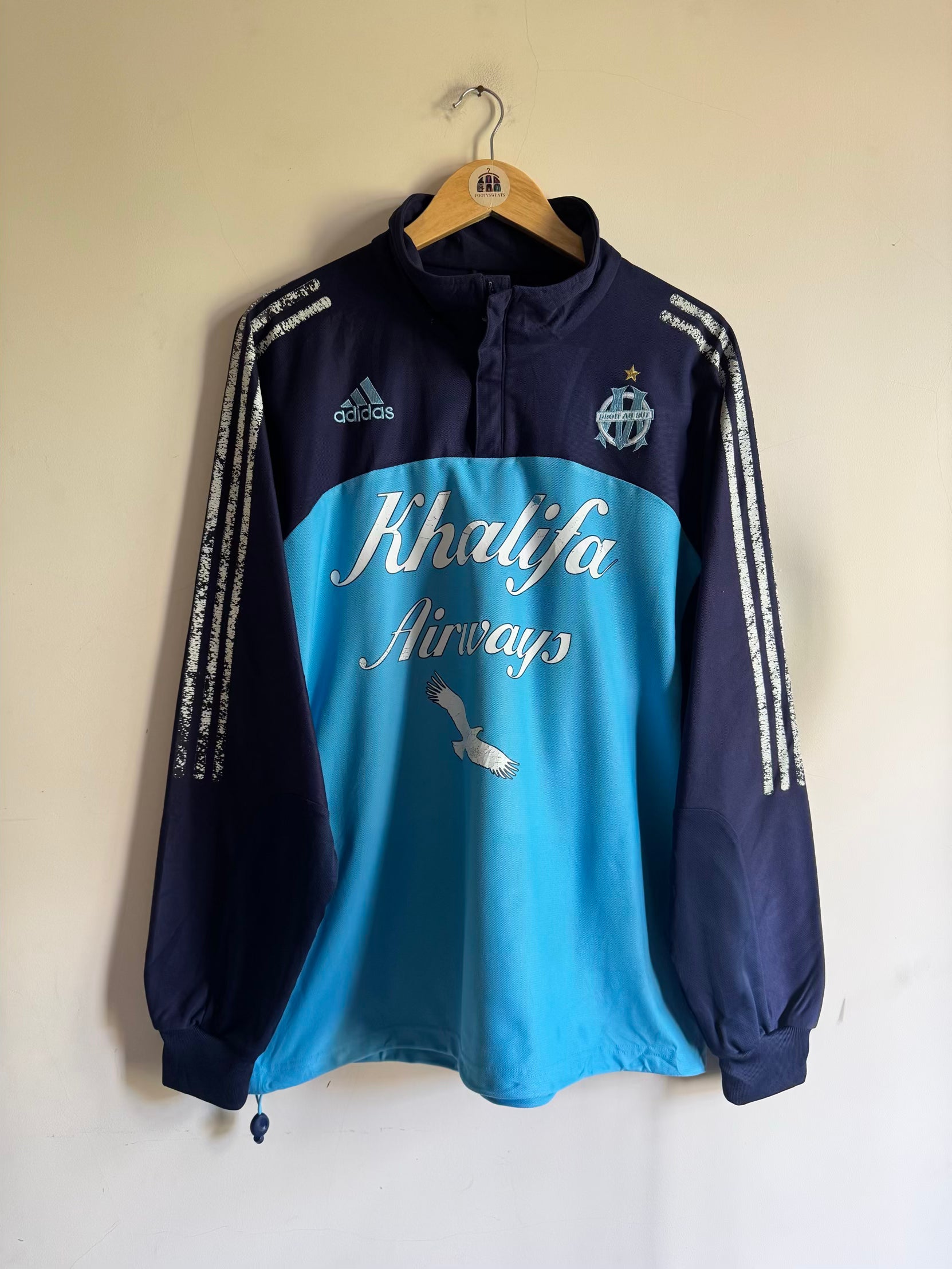 Olympique de Marseille 🇫🇷 2001-02 Adidas 1/4 Zip