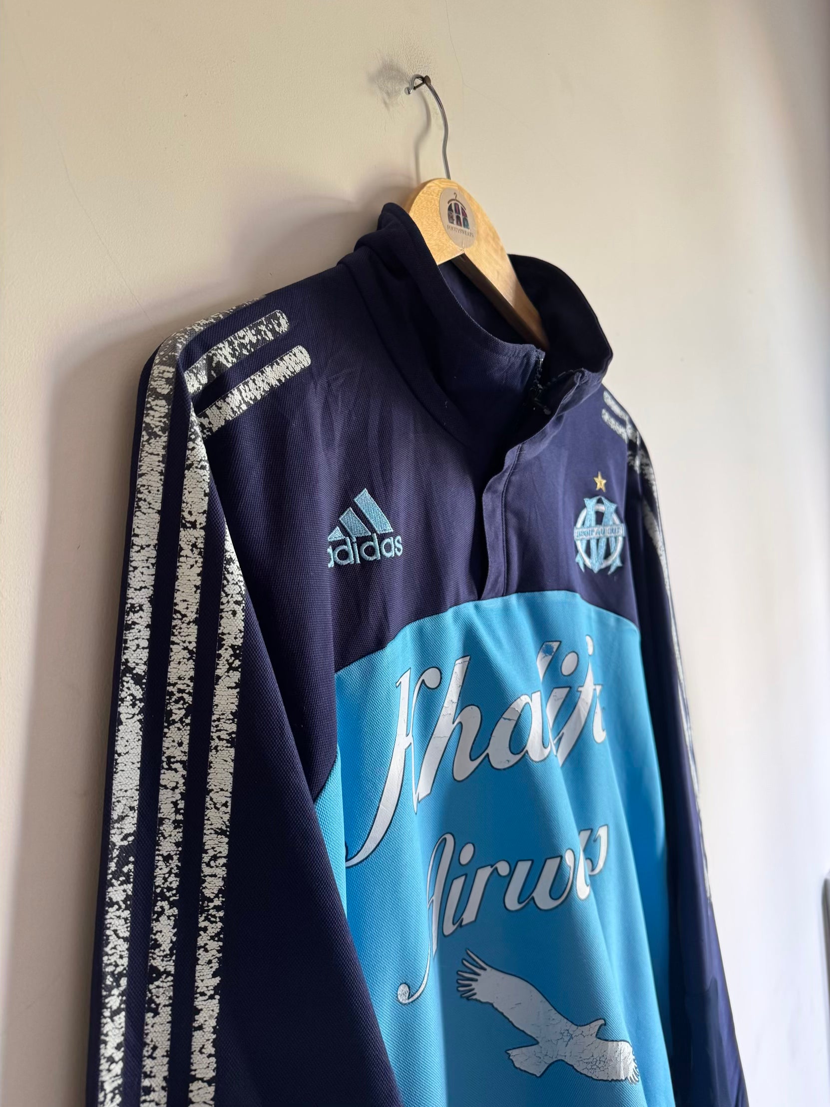 Olympique de Marseille 🇫🇷 2001-02 Adidas 1/4 Zip
