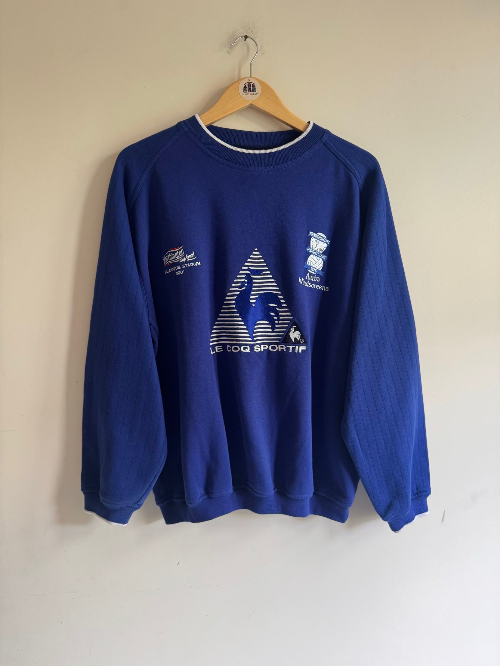 Birmingham City 🏴󠁧󠁢󠁥󠁮󠁧󠁿 2000-01 Le Coq Sportif Sweatshirt