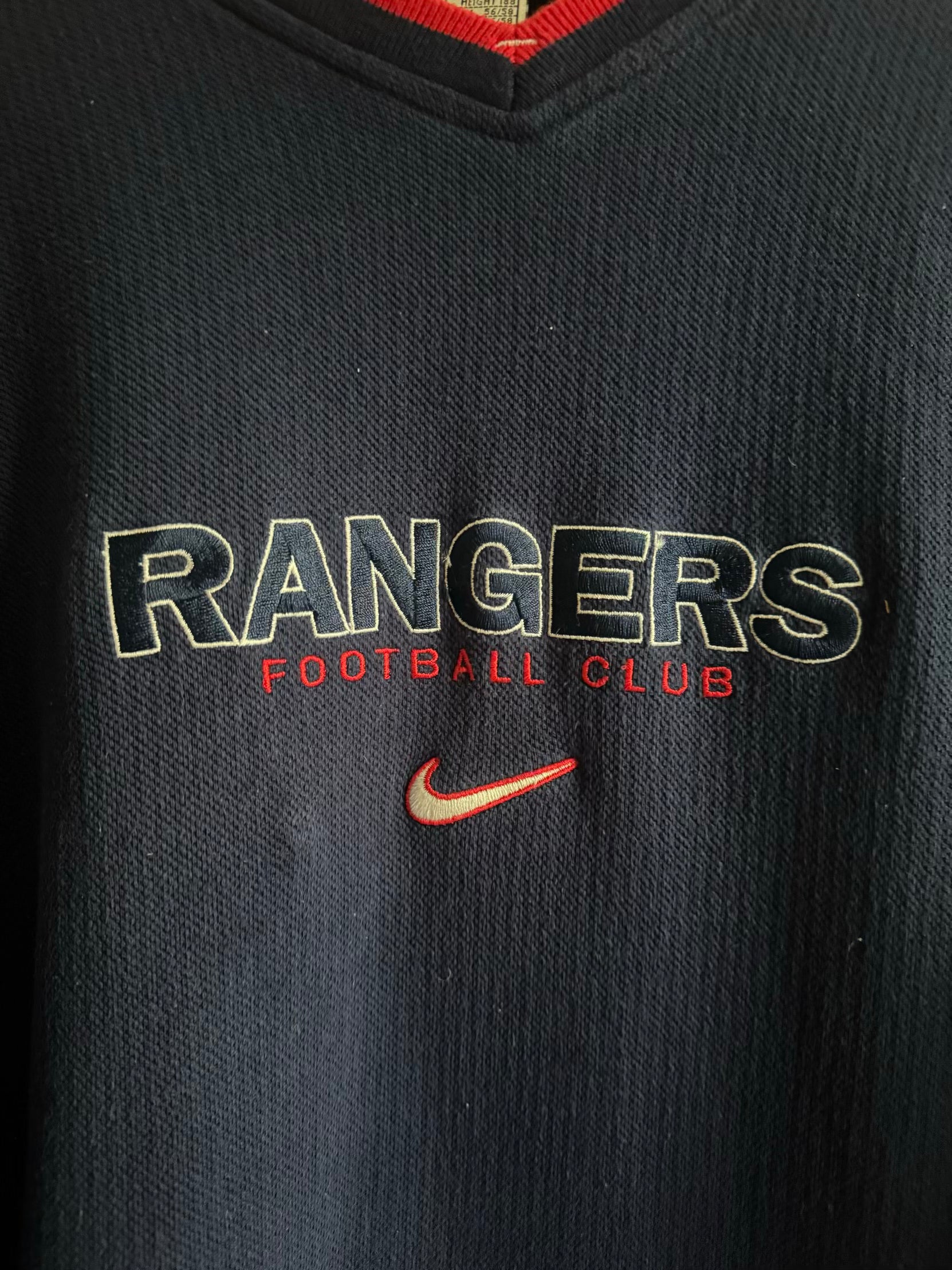 Glasgow Rangers 🏴󠁧󠁢󠁳󠁣󠁴󠁿 1997-98 Nike Sweatshirt