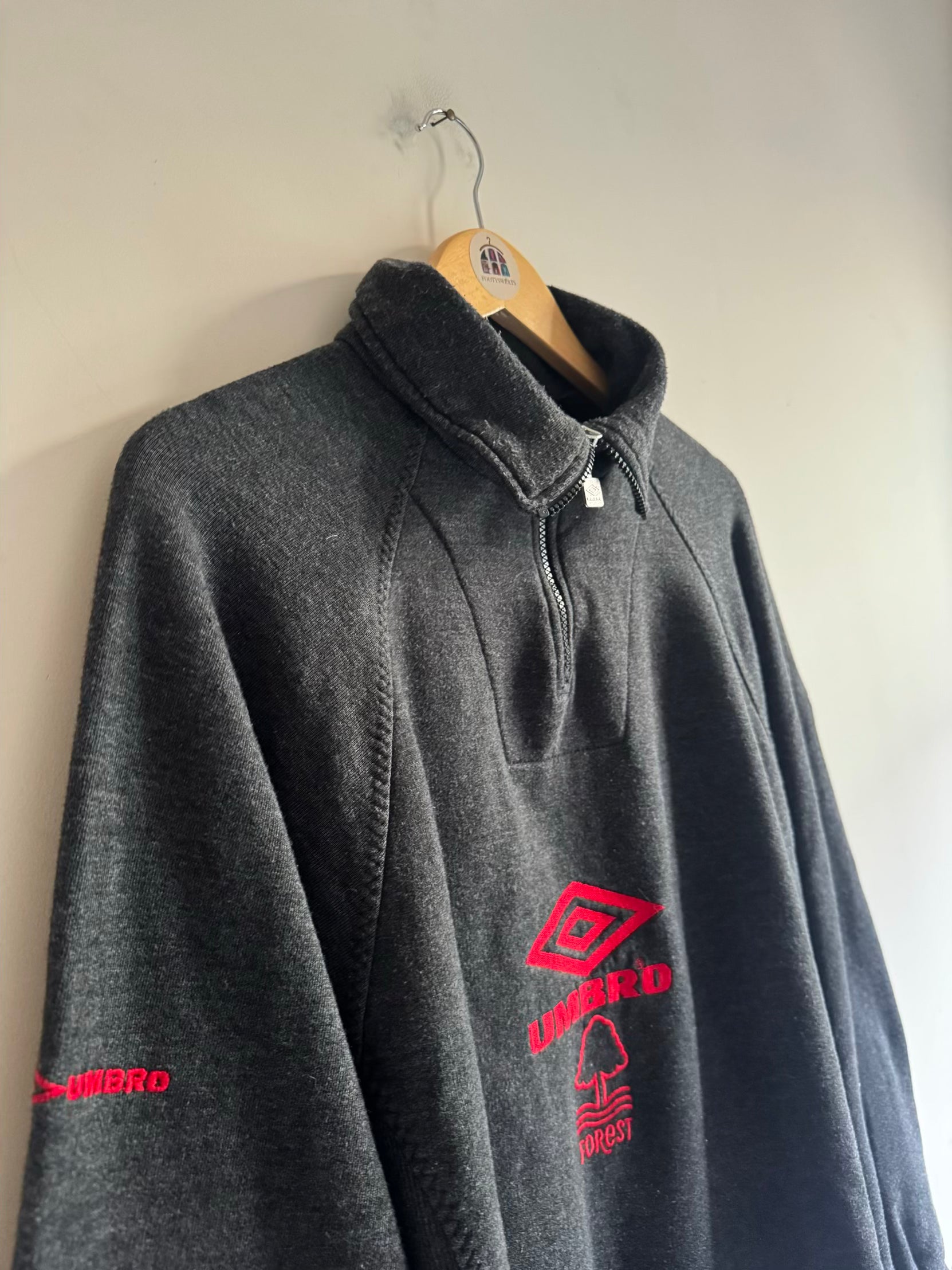 Nottingham Forest 🏴󠁧󠁢󠁥󠁮󠁧󠁿 1994-96 Umbro 1/4 Zip