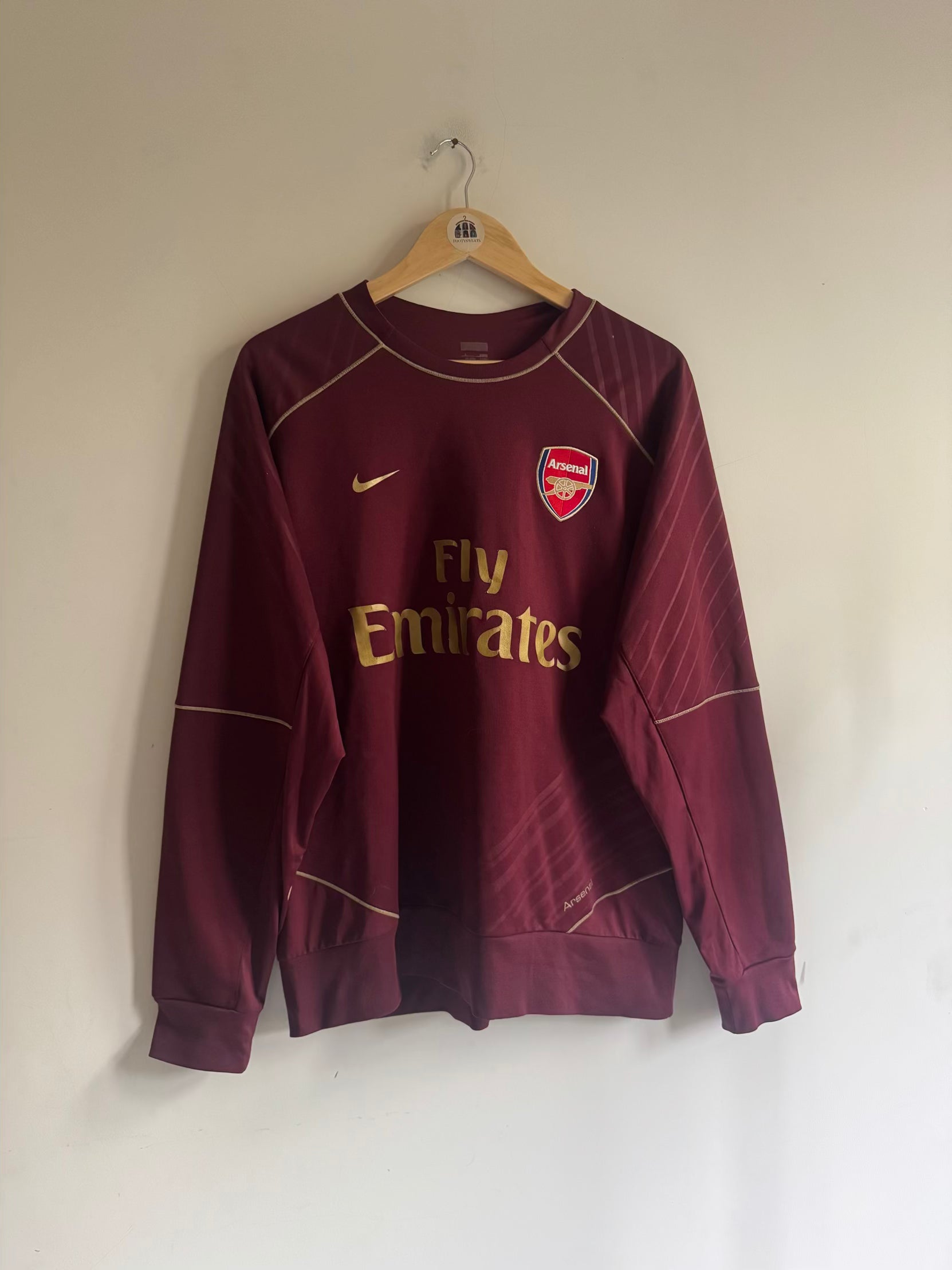 Arsenal 🏴󠁧󠁢󠁥󠁮󠁧󠁿 2007-08 Nike Sweatshirt