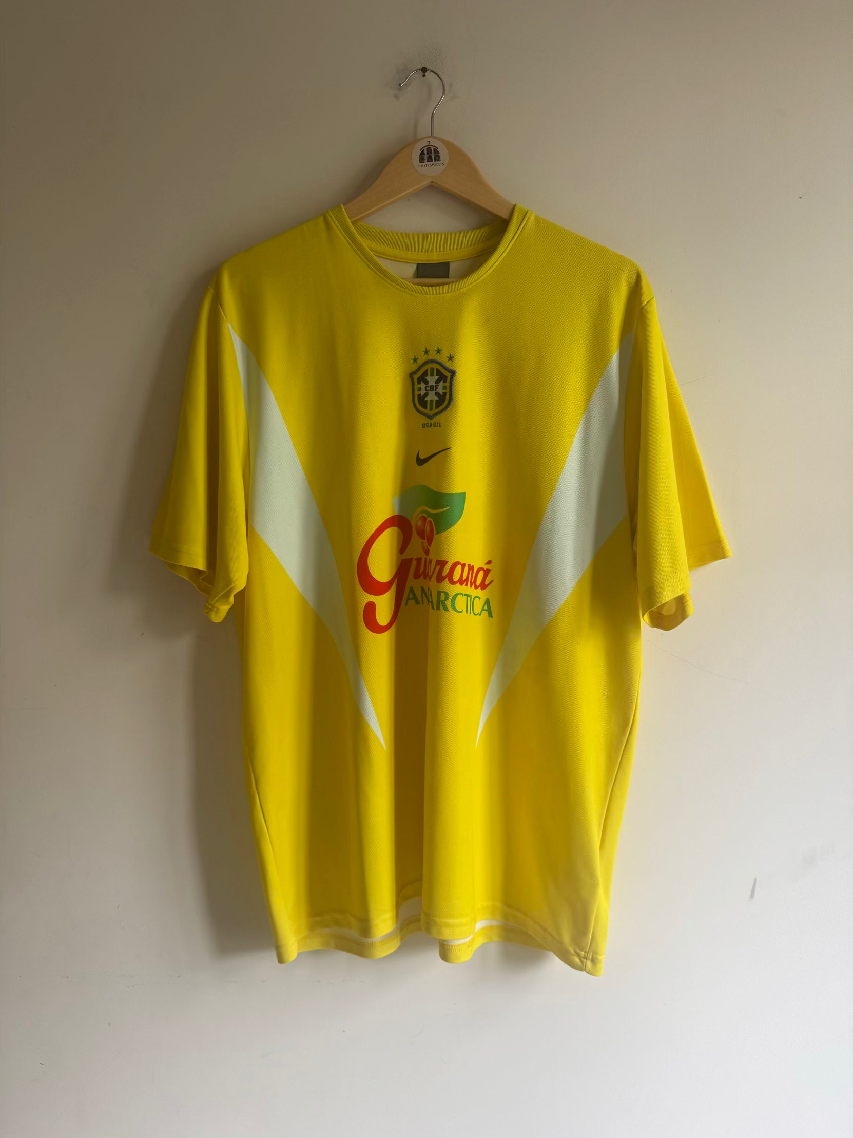 Brazil 🇧🇷 2002-03 Player issue Nike Training Tee