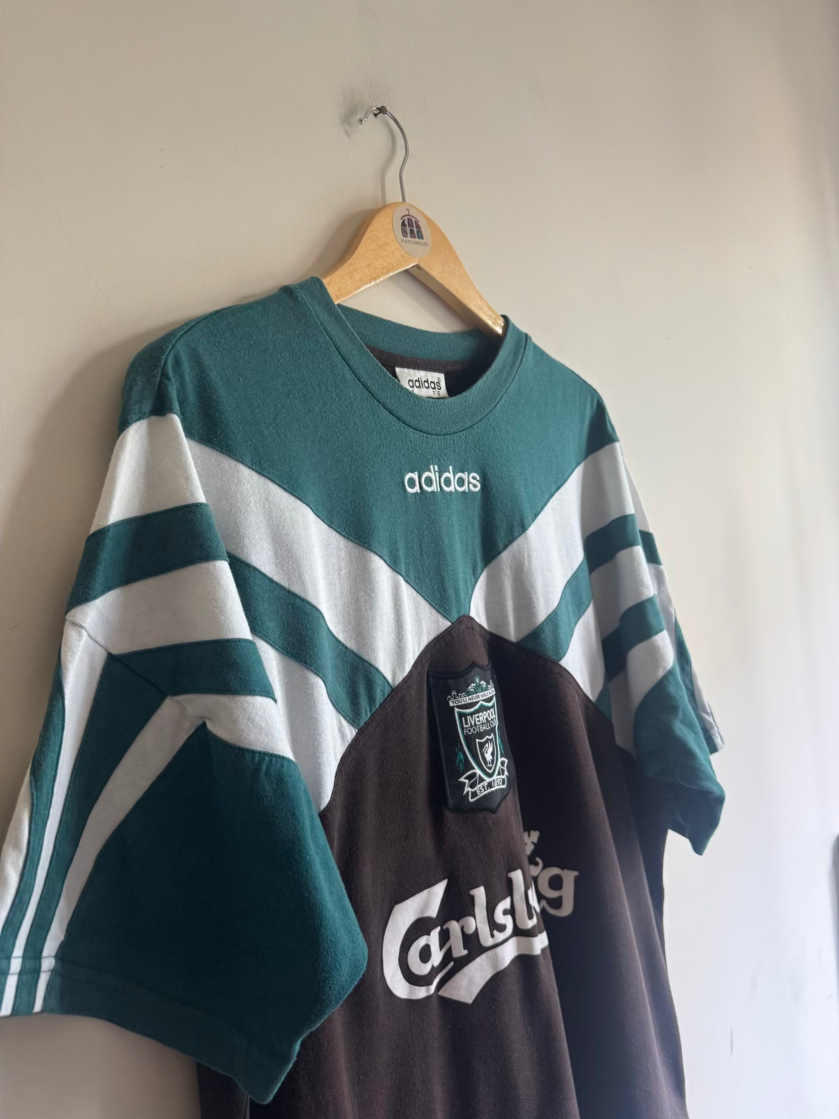 Liverpool 🏴󠁧󠁢󠁥󠁮󠁧󠁿 1995-96 Adidas Training Tee (original)