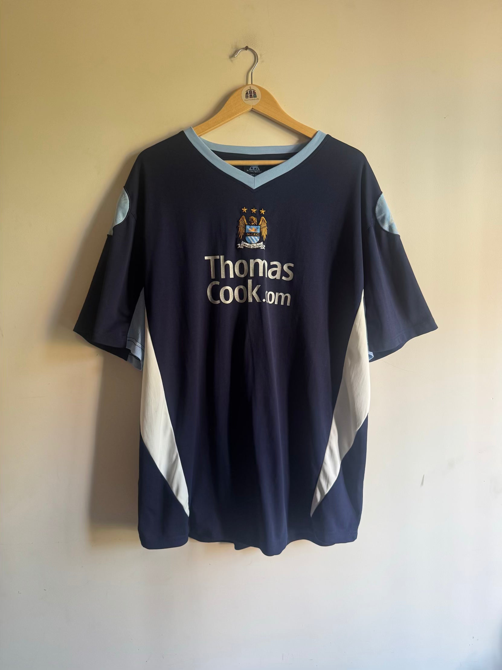 Manchester City 🏴󠁧󠁢󠁥󠁮󠁧󠁿 2007-08 Le Coq Sportif Training Tee
