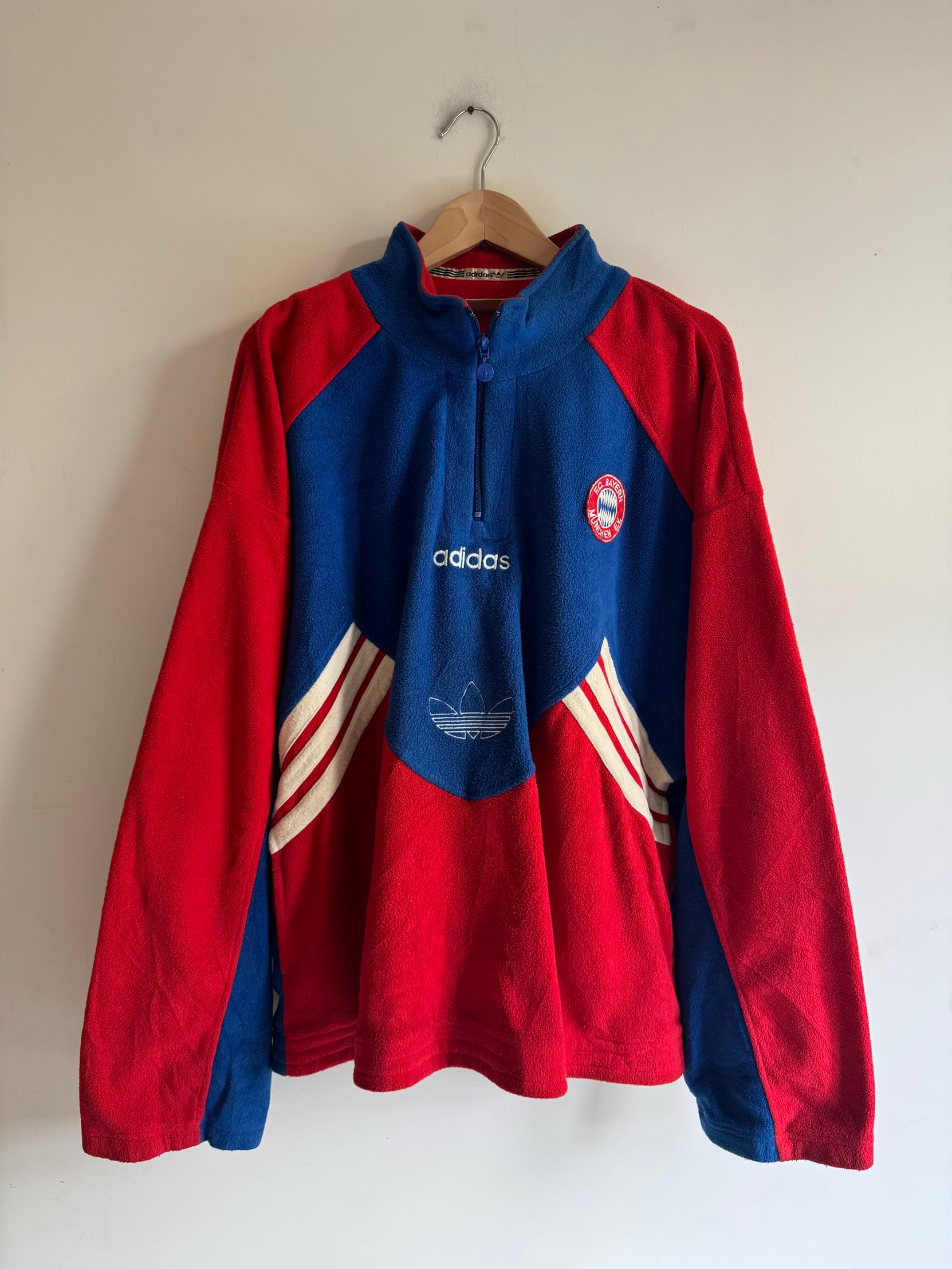 Bayern Munich 🇩🇪 1994-96 Adidas 1/4 Zip