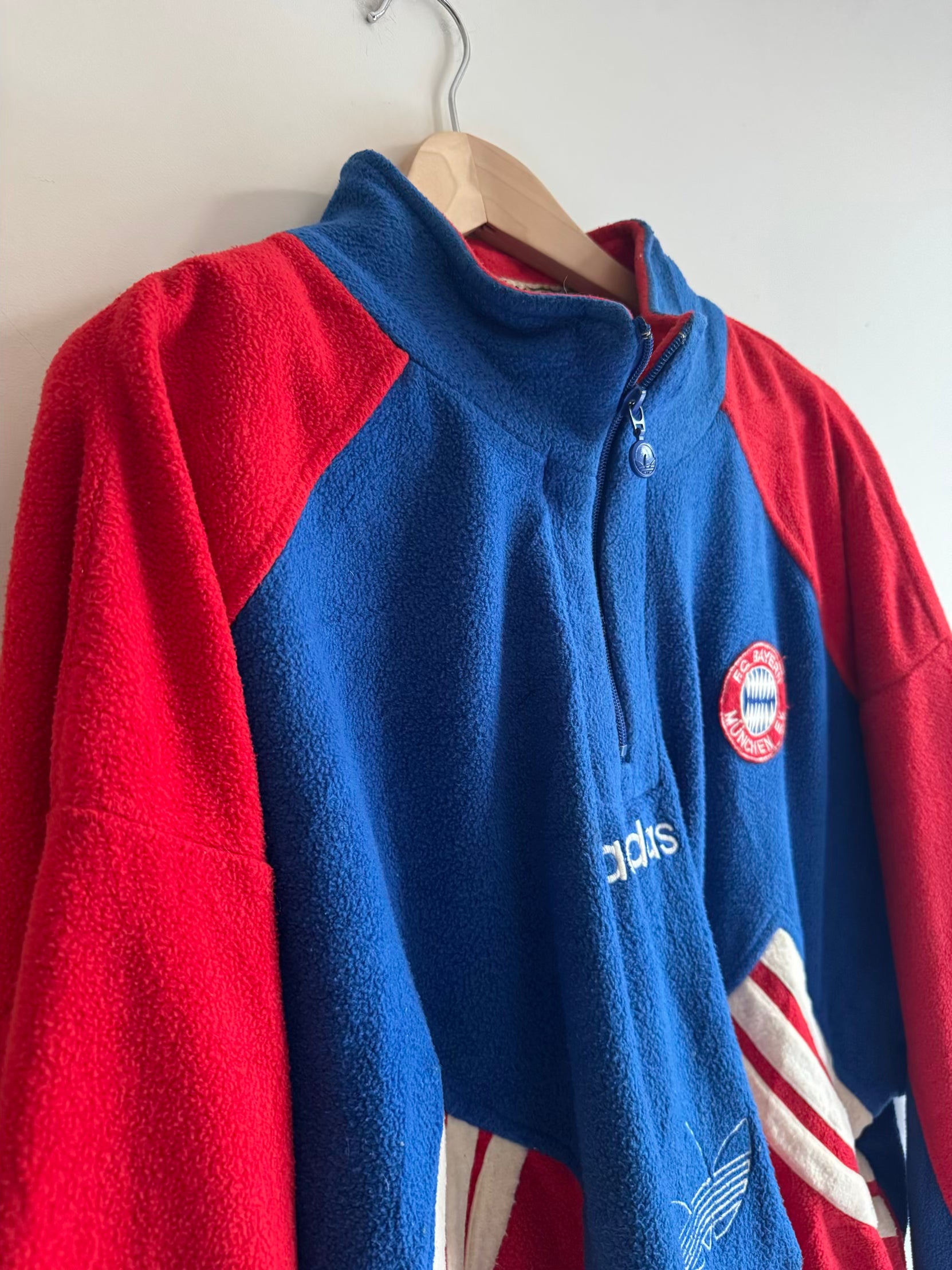 Bayern Munich 🇩🇪 1994-96 Adidas 1/4 Zip
