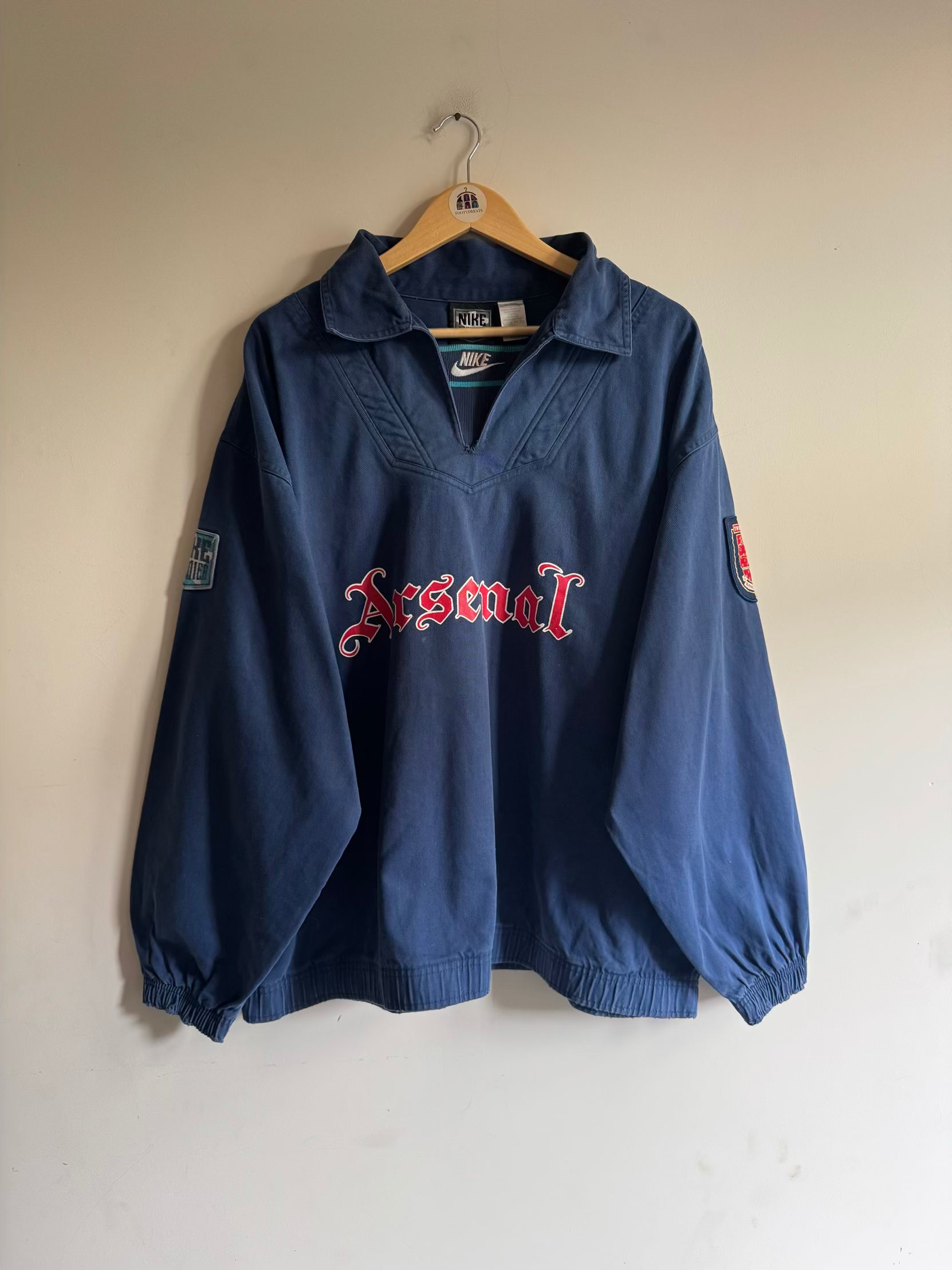 Arsenal 🏴󠁧󠁢󠁥󠁮󠁧󠁿 1994-95 Nike Drill Top