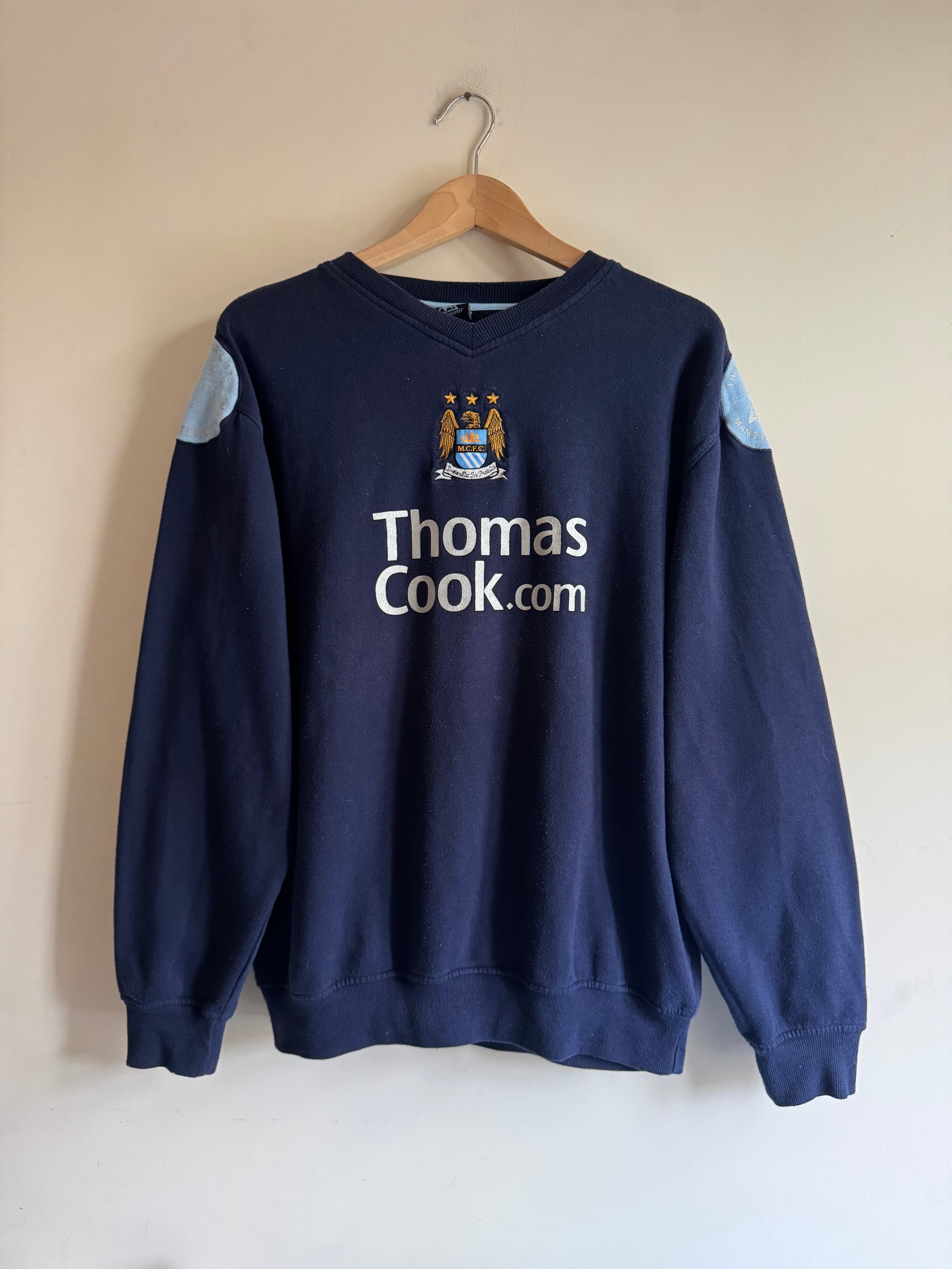 Manchester City 🏴󠁧󠁢󠁥󠁮󠁧󠁿 2008-09 Le Coq Sportif Sweatshirt
